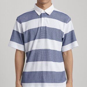 BNWT SS19 SATURDAYS NEW YORK CITY STRIPE POLO M